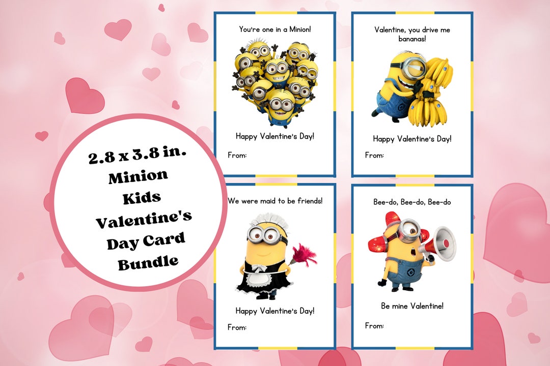 minion-kids-valentine-cards-despicable-me-kids-valentine-s-day-cards-valentine-cards-digital-valentine-digital-print-etsy