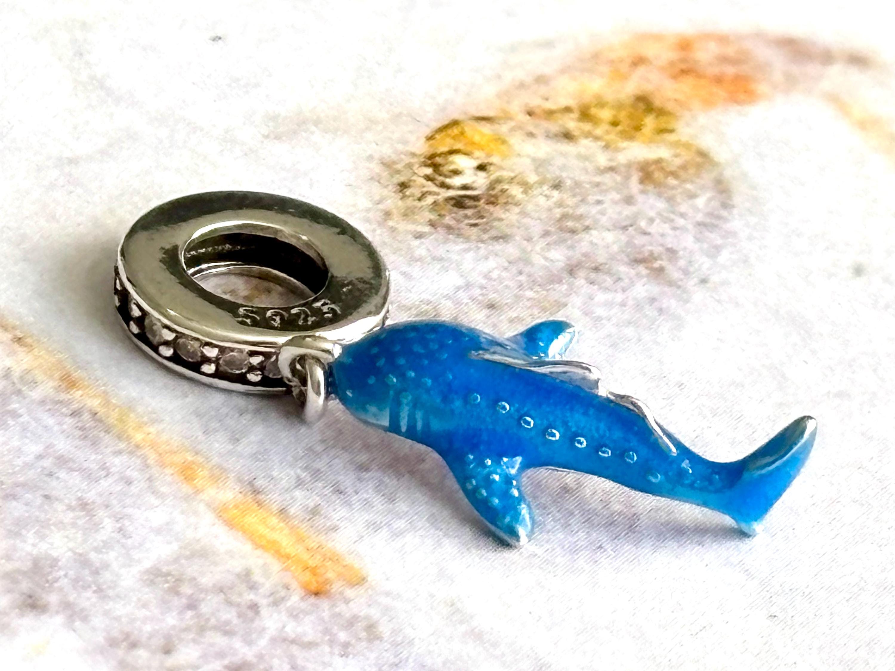 Sterling Silver 925 Whale Shark Dangle Charm – Pandora Compatible ...