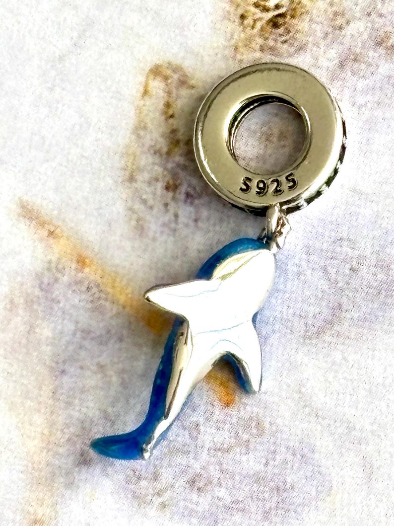 Sterling Silver 925 Whale Shark Dangle Charm – Pandora Compatible ...