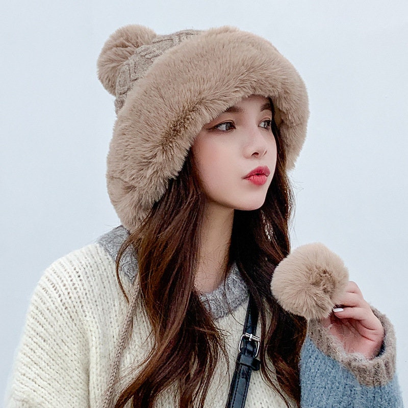 winter hats for big hair