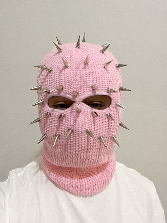 Buy Spike Ski Mask Hip Hop Metal Style Balaclava Ski Mask With Metal  Accessories 2-hole Mask Punk Style Balaclava Online in India 
