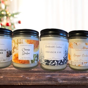 Holiday | Winter | Candles | Gift Ideas | Ginger Cookie | Fraser Fir | Oakmoss | Creme Brulee