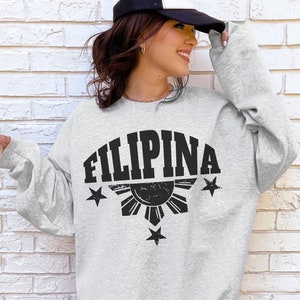 Filipina sweatshirt, Filipino Sweatshirt, Philippines Sweatshirt, Pinay Sweatshirt, Gift for Filipina, Filipina Hoodie, Filipina Wife Shirt