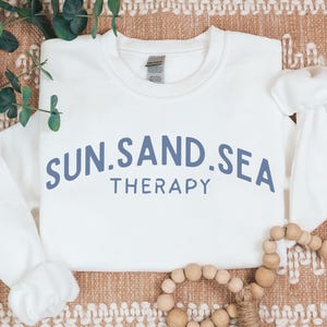 Beach Sweatshirt, Summer Sweatshirt, Summer Hoodie, Beach Hoodie, Beach Crewneck, Beach Shirt, Vacation Sweatshirt, Coastal Surf Crewneck