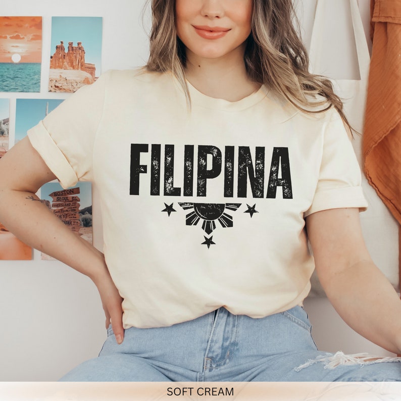 Arricciato Filippine Bandiera Philipino Giorno Calcio T-Shirt 100% Cotone Arricciato Filippine Bandiera Philipino Giorno Calcio T-Shirt 100% Cotone