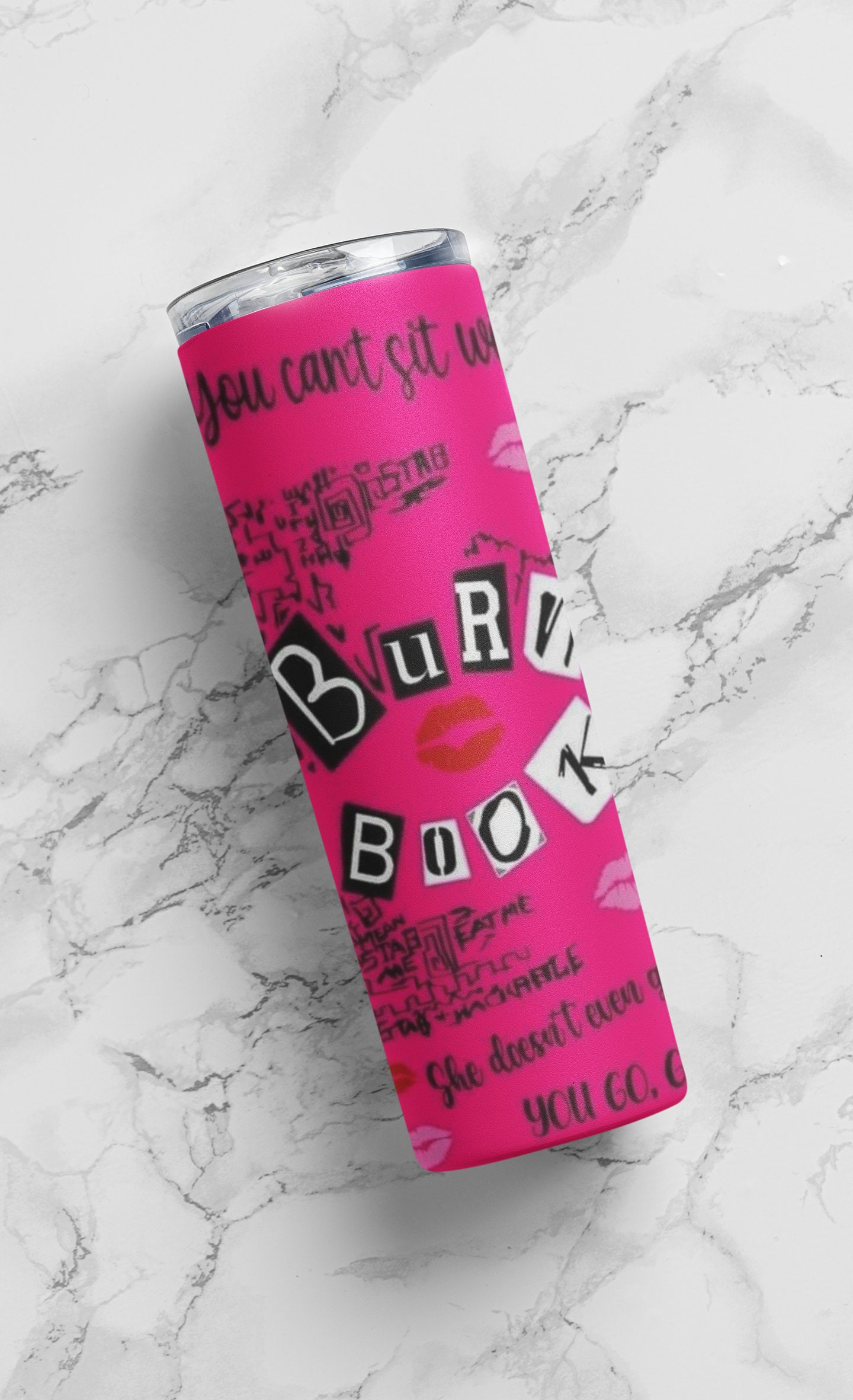 Burn Book GIFTBOX , Tv Tumbler , Cute Tumblers , Sublimation Tumblers, Pink  Gifts, Gifts for Her, Cute Gifts , Cute Custom Gift Box 
