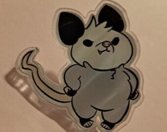 Bean the Opossum Pin