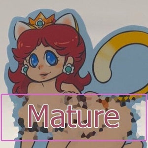 Sticker en vinyle Princesses Neko - Sticker pour ordinateur portable
