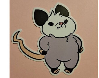 Bean the Opossum Sticker - Laptop Decal