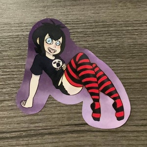 Goth Vampire Sticker Laptop Decal