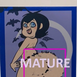 Goth Vampire Chick Vinyl Sticker - Laptop Decal