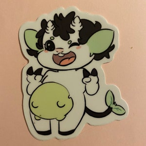 Mint Chocolate Ice Crowm Vinyl Sticker - Laptop Decal
