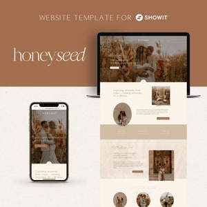 Showit Template for Photographers, Showit website template, Boho Showit Template, Bohemian Showit Website Template, Boho Website Template