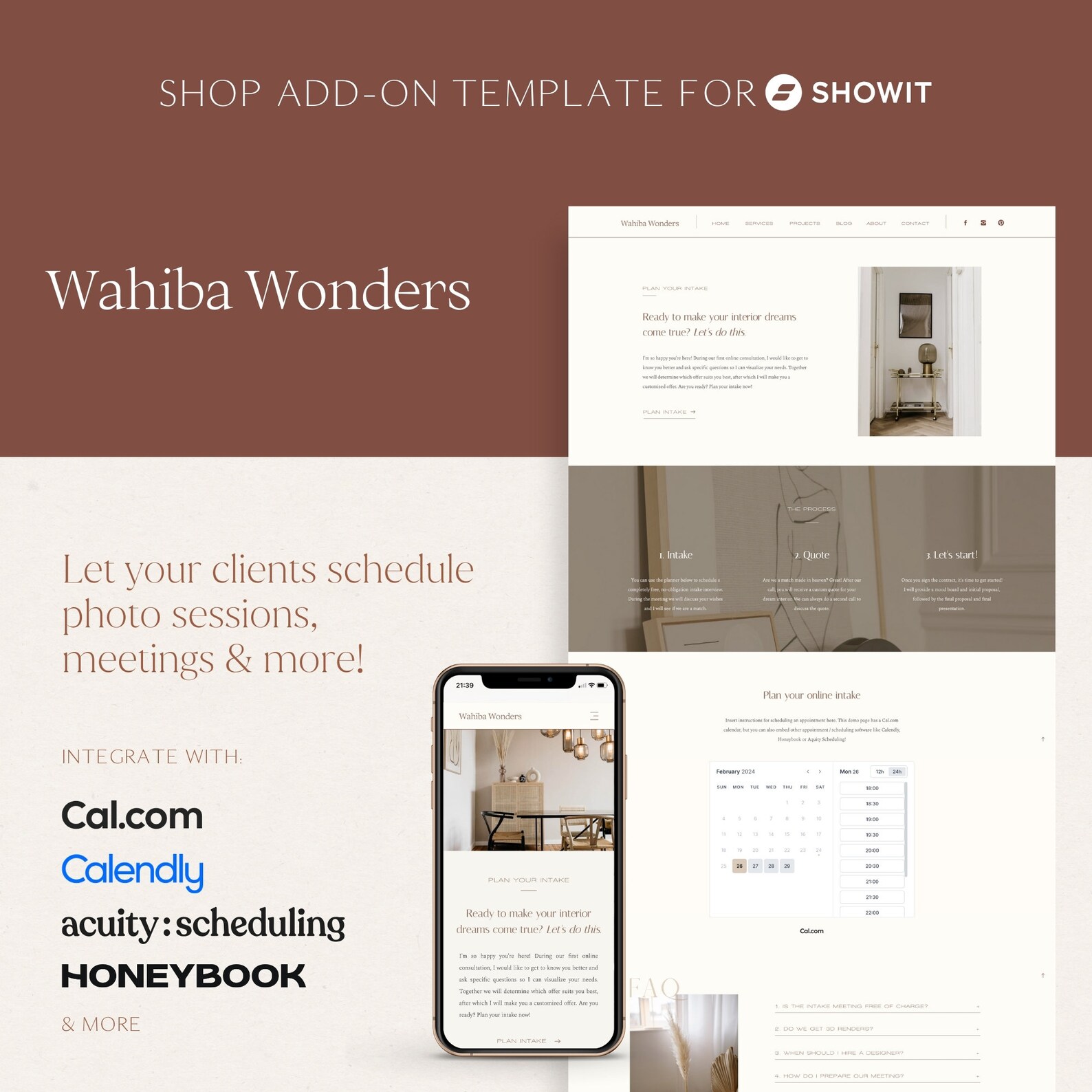 Showit Booking Page Template Appointment Scheduling Page Template Add Showit Booking Page Template Appointment Scheduling Page Template Add