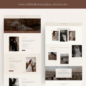 Showit Website Template for Photographers, Luxury and Elegant Showit ...
