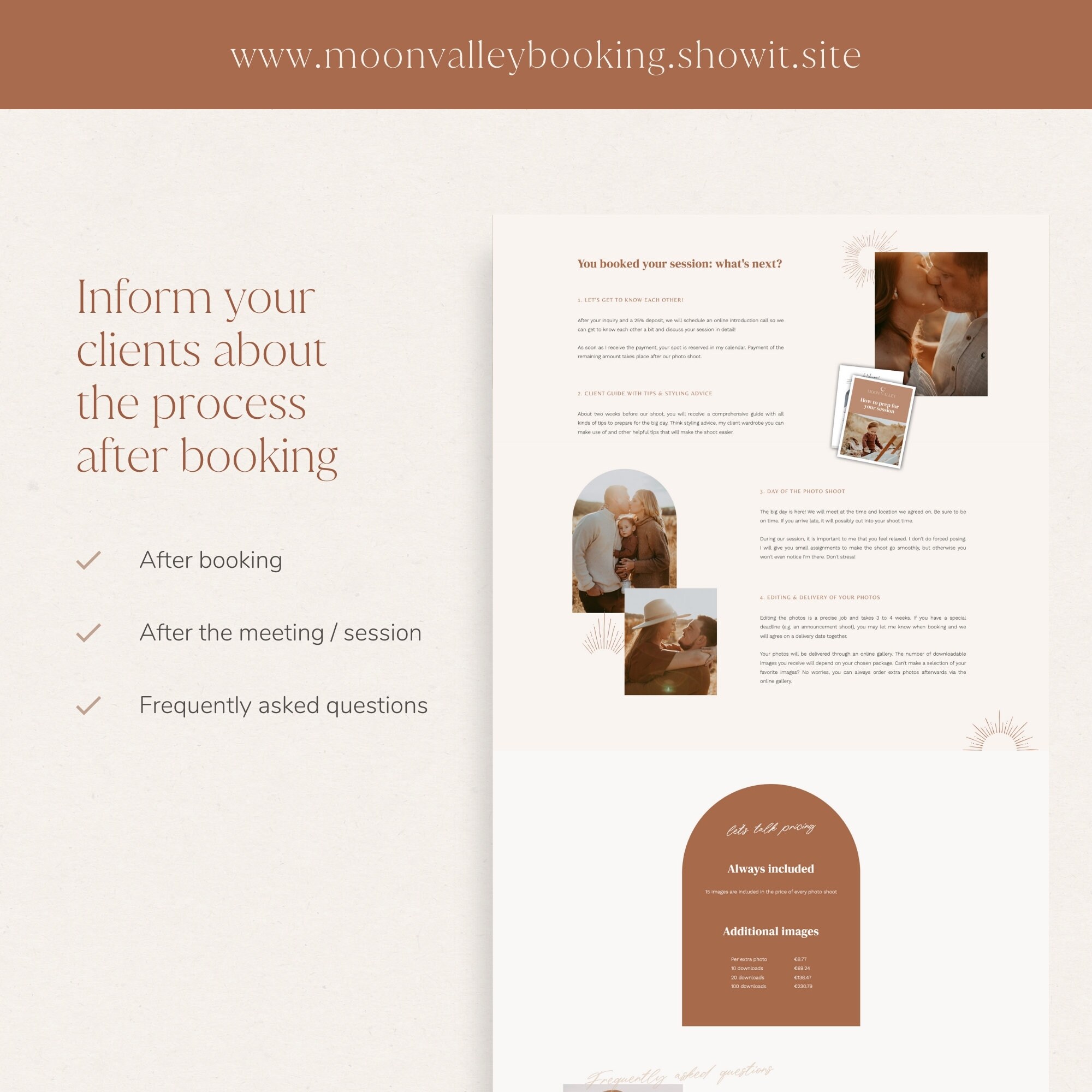 Boho Showit Booking Page Template Appointment Scheduling Page Template Boho Showit Booking Page Template Appointment Scheduling Page Template
