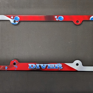Diver (Dive Flag) license plate frame