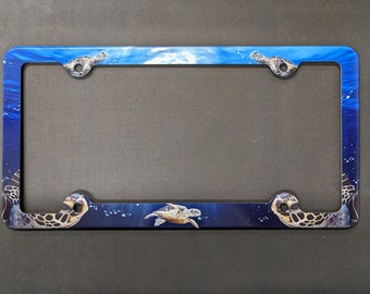 Sea Turtles license plate frame