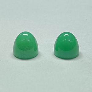 Natural Chrysoprase Cabochons Round 11mm For Jewelry Making Items Natural Jewelry Loose Gemstone.