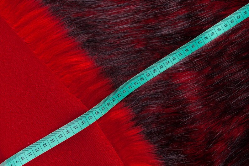 Artificial Fur Hair 50 90mm With Chicago Mall Faux Red B Black Tampa Mall