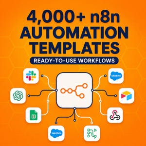 4300+ N8N Automation Workflows, Plug-and-Play Templates, Business AI (Digital Download)