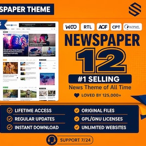 Krant - Nieuws & WooCommerce WordPress-thema downloaden