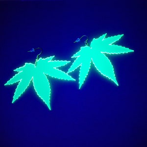 Orecchini Smoke You Out UV Neon Blacklight