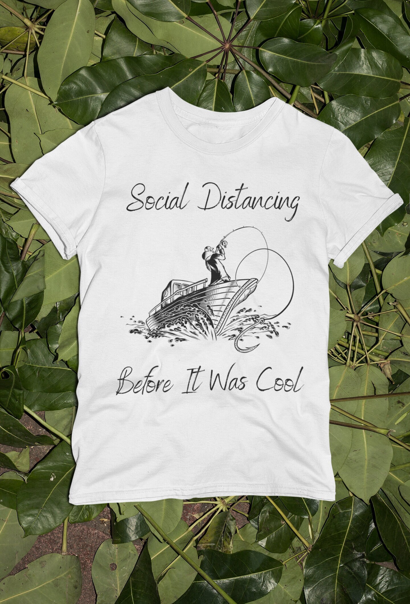 Social distancing fishing shirt Clearance