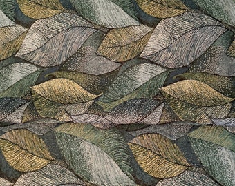 Tessuto Sanderson gobelin pesante con decoro foglie tropical chic style