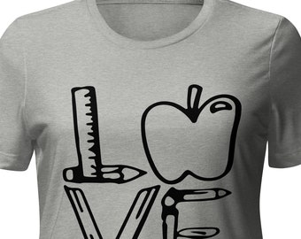 Teacher's Love Women’s relaxed t-shirt