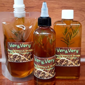 Organic Rosemary & Tea Tree Hair Growth, Scalpcare, Body Treatment Oil