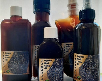 Jamaican Multipurpose Potent Organic Black Castor Oil