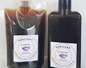 Organic Jamaican Black Castor Oil: Hexane Free, Vegan