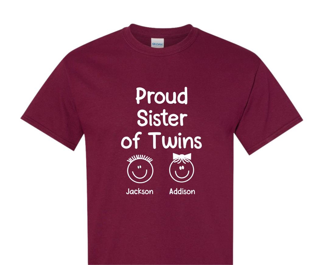 Personalized Sister of Twins Twin Sister Twin Sister Gift Etsy Personalized Sister of Twins Twin Sister Twin Sister Gift Etsy