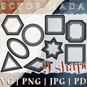 Exploderende vormen | gesneden bestand vector afbeelding | svg png jpg pdf | Cricut Silhouette Glowforge Clipart | Ontwerpelementen voor lasersnijmachine