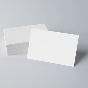 Papa Prints A6 Cards blank white card 4X6 cardstock White Card Postcards 300gsm Card blank card image 1