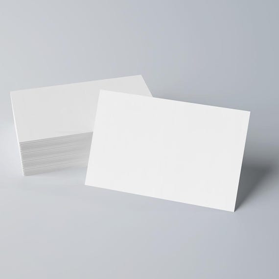 Papa Prints A6 Cards blank white card 4X6 cardstock White Card Postcards 300gsm Card blank card