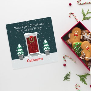 Personalsed Frst Chrstmas New Home Card 145 X 150 Mm Card For New - View #5