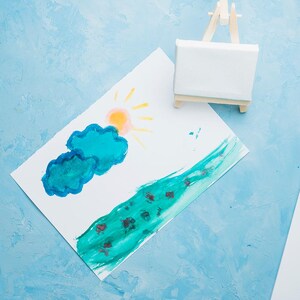 Papa Prints A6 Cards blank white card 4X6 cardstock White Card Postcards 300gsm Card blank card image 4