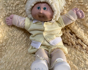 Vintage Cabbage Patch Doll in Vintage Clothing