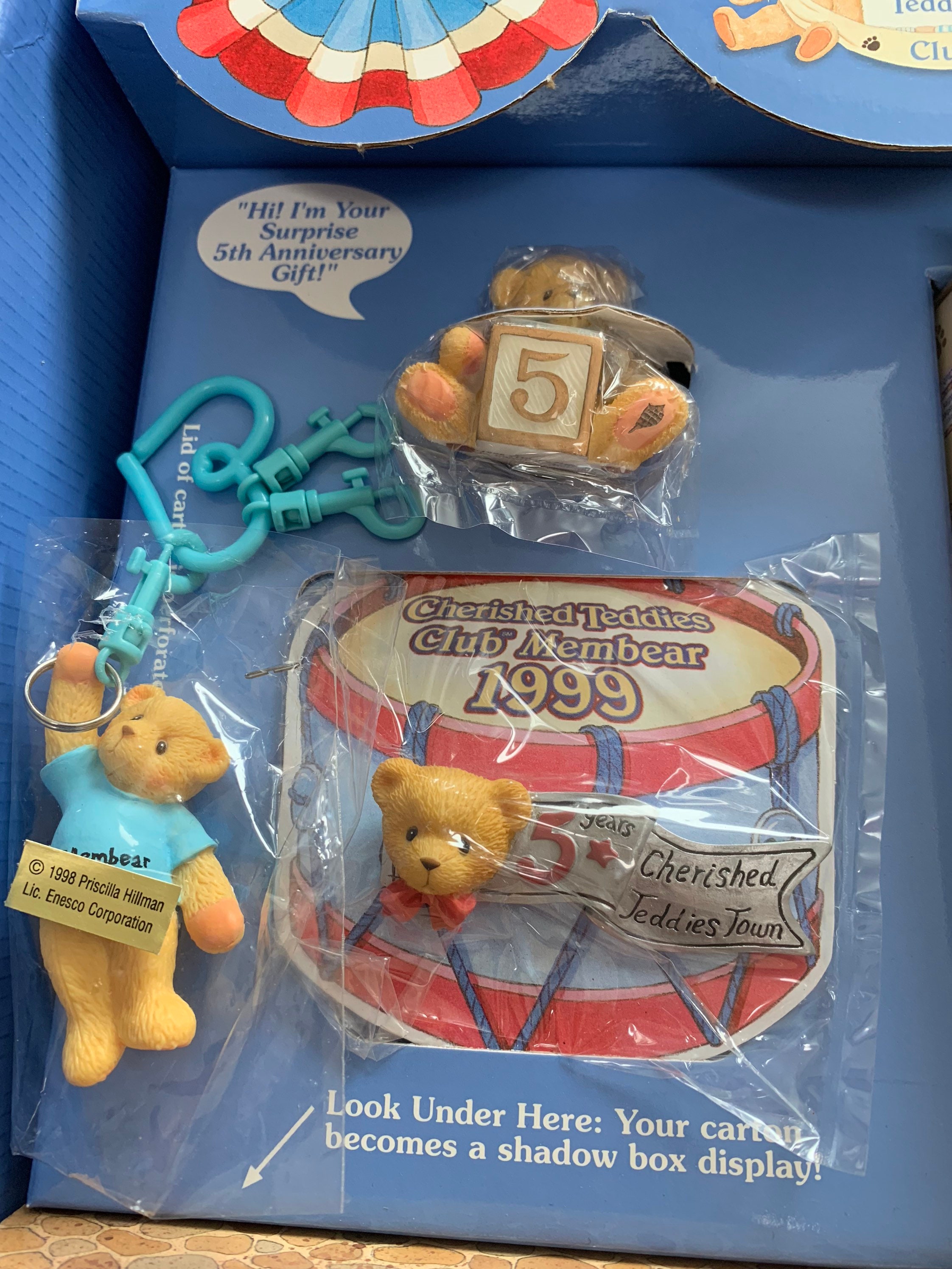 Vintage Cherished Teddies 1999 Membership Collectibles Figurines