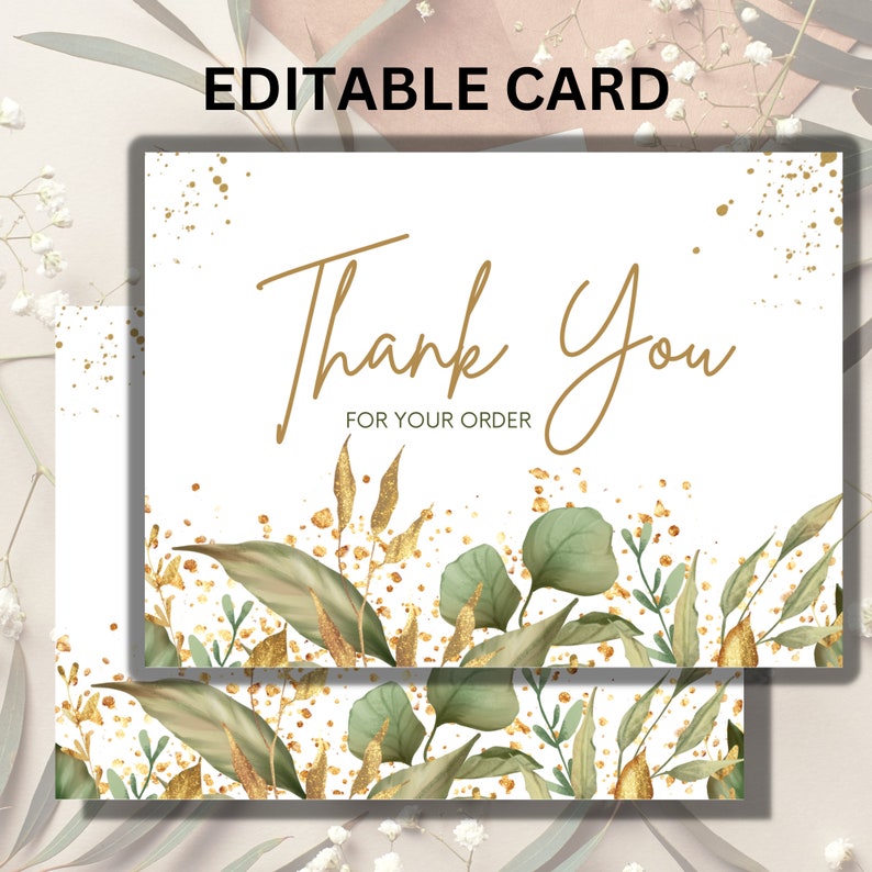 Thank You Card // Greeting Card // Digital Download // Instant Download