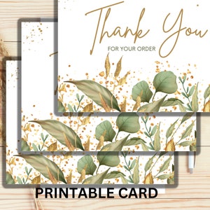 Thank You Card // Greeting Card // Digital Download // Instant Download ...