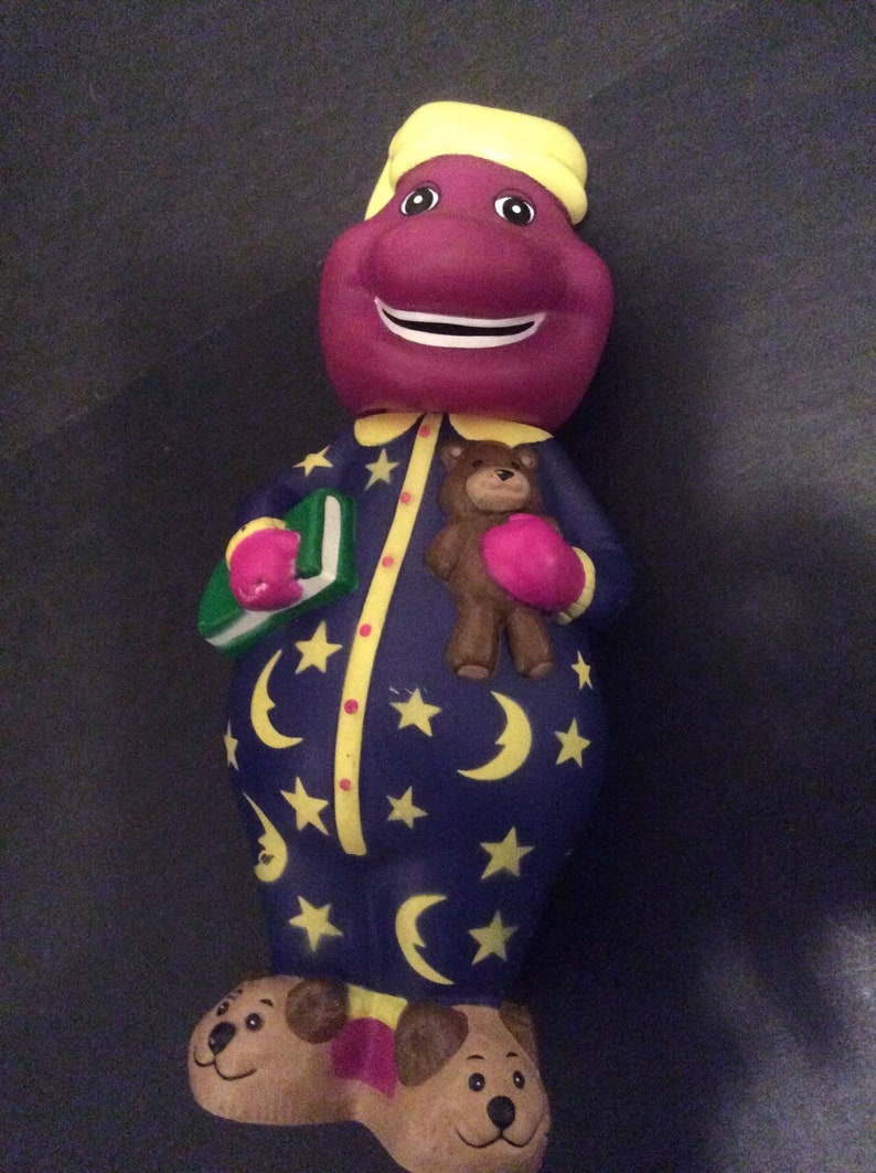 1999 Barney the Purple Dinosaur Bubble Bath Plastic Bottle Etsy