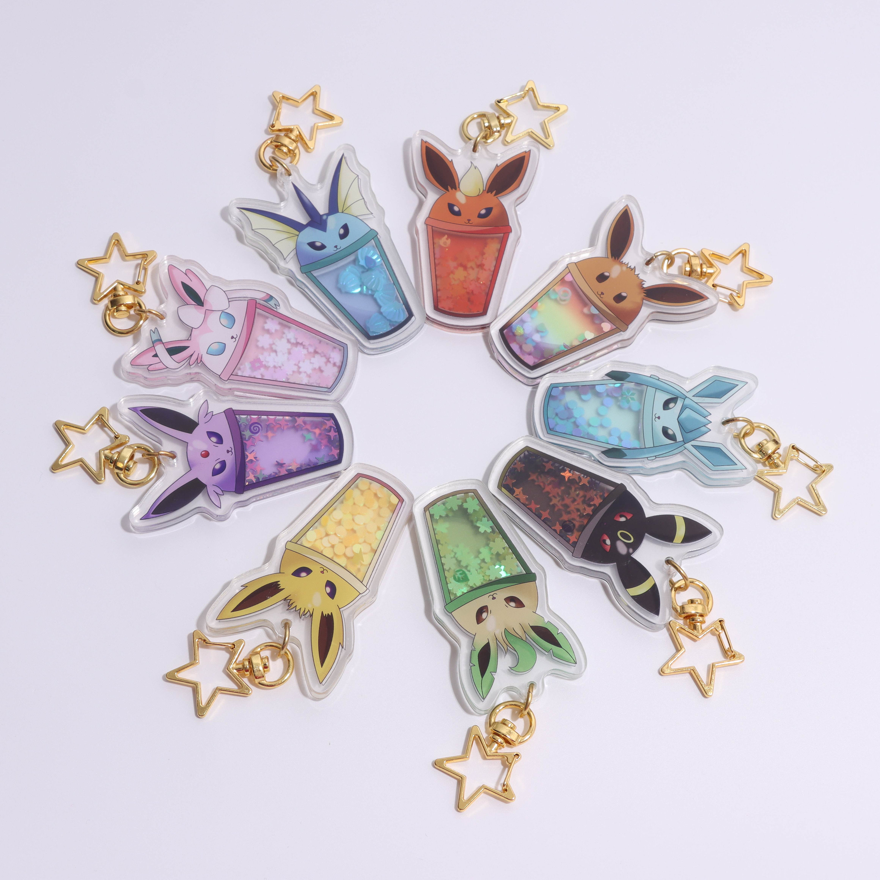 Pokemon Eeveelution Gachapon Stickers – TheStarfishface