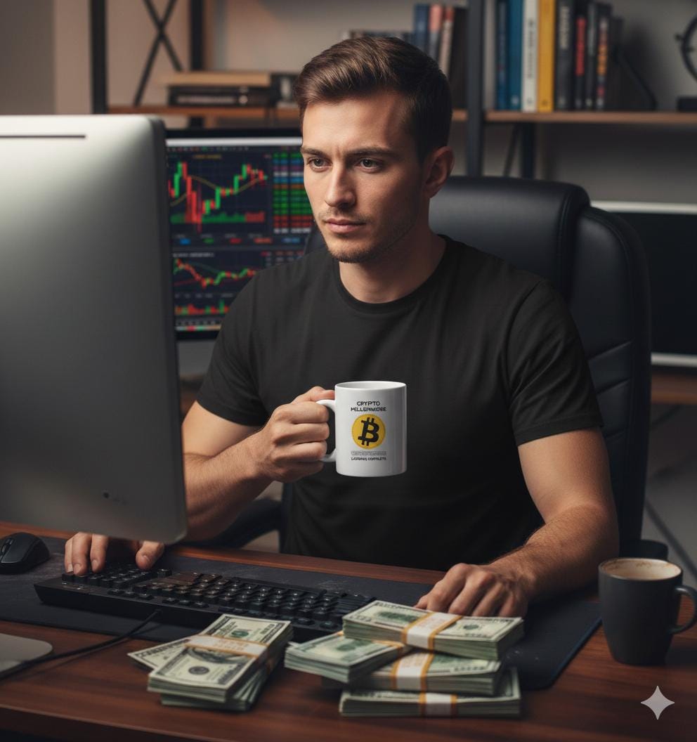 Bitcoin Mug | Crypto Millionaire - Loading Complete | Bitcoin Gift | BTC  Hodler | Cryptocurrency Trader - Coffee Mug