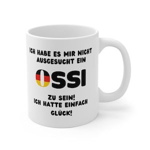 Funny mug &#39;Ossi&#39; - East Germany - Humorous gift for East Germans