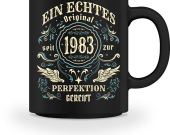 Coffee cup/mug gift 41st birthday|Father's Day|Mother's Day|Husband Wife|Dad Mom|41 Years A Real Original 1983 - Cup