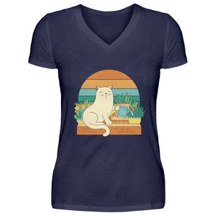 T-Shirt Cat Gardening Garden Gardening Design Decoration - Women&#39;s Shirt