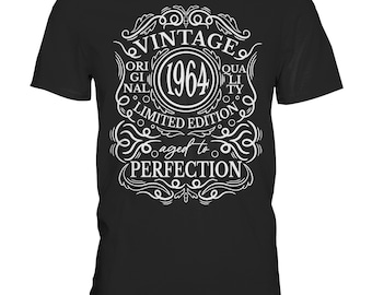 Vintage 1964 Limited Edition Aged To Perfection | 60th birthday gift | Man woman 60 years t-shirt